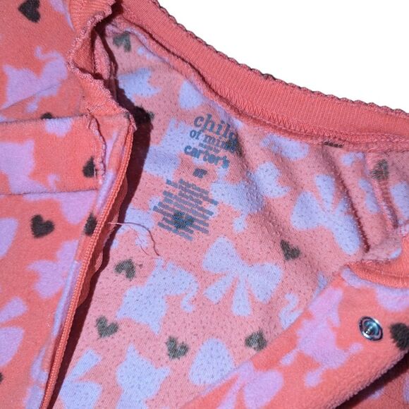 COPY - LOT OF 2 GIRLS FOOTIE PAJAMAS SIZE 3T - Picture 3 of 3